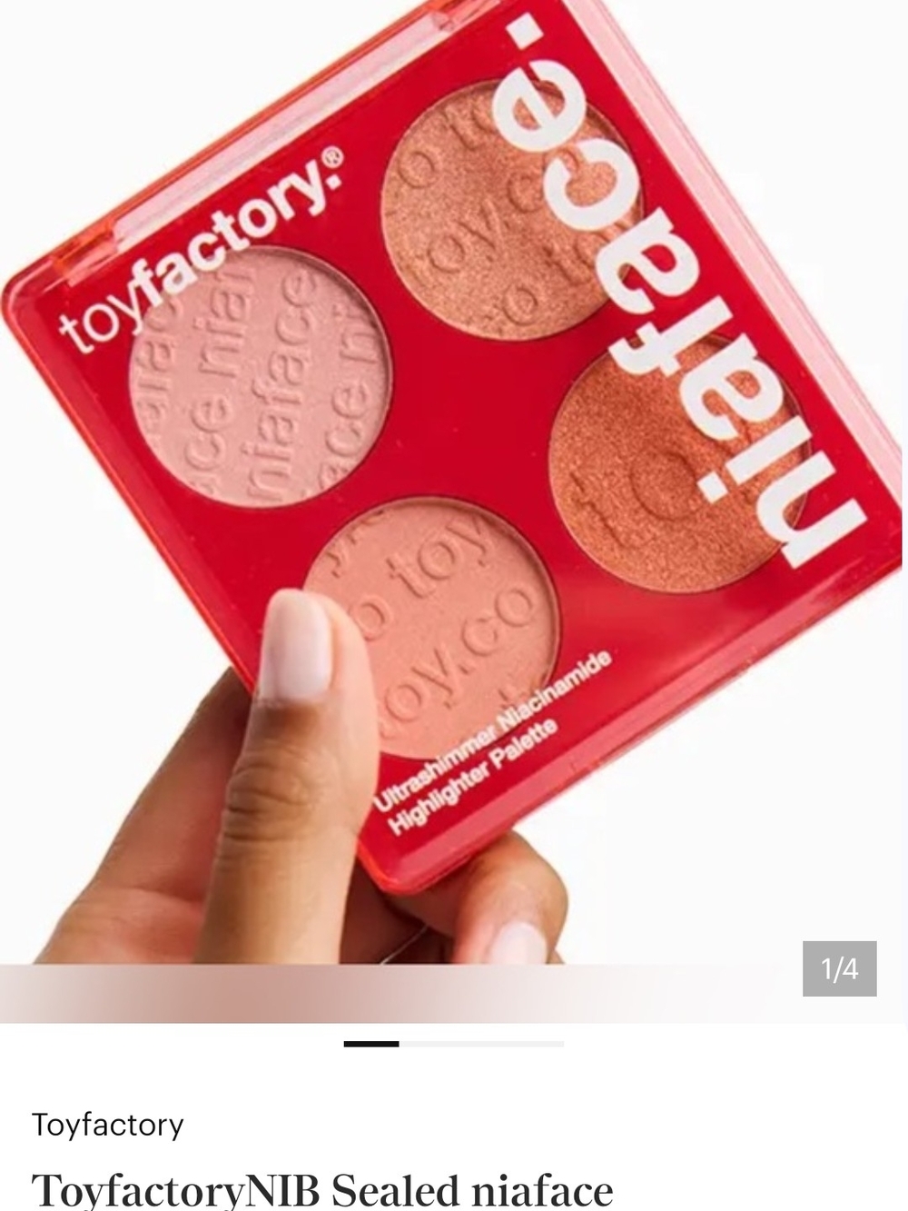 Toyfactory Pink & Copper Highlighter Palette